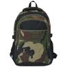 School Backpack 40L Black & Camouflage - Durable & Spacious