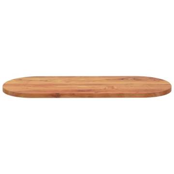 Oval Solid Wood Acacia Table Top - 100x40 cm | HipoMarket