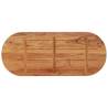 Oval Solid Wood Acacia Table Top - 100x40 cm | HipoMarket