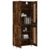 Stylish Highboard in Smoked Oak - Durable & Elegant Design