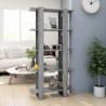 Book Cabinet/Room Divider Grey Sonoma 80x30x160 cm Engineered Wood Colour grey sonoma Quantity in Package 1 