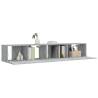 2 Piece TV Cabinet Set Grey Sonoma - Stylish & Functional