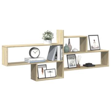 Sonoma Oak Wall Shelf - Stylish & Durable 167.5x18x68 cm