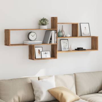 Wall Shelf Artisian Oak 167.5x18x68 cm - Durable Storage