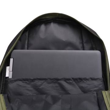 School Backpack 40L Black & Camouflage - Durable & Spacious