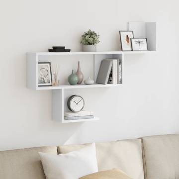 Wall Shelf White 100x15x70 cm - Stylish & Durable Design