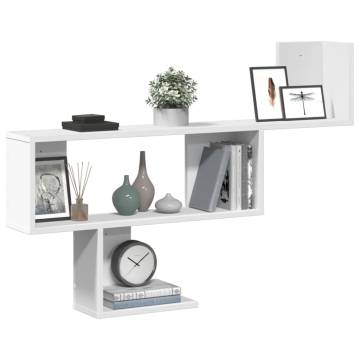 Wall Shelf White 100x15x70 cm - Stylish & Durable Design