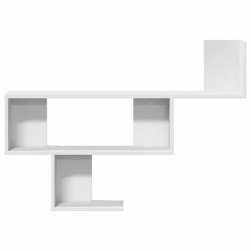 Wall Shelf White 100x15x70 cm - Stylish & Durable Design