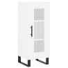 Stylish Highboard White 34.5x34x180 cm - Hipomarket UK