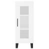 Stylish Highboard White 34.5x34x180 cm - Hipomarket UK