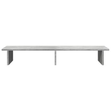 Stylish Concrete Grey Monitor Stand - Enhance Your Workspace