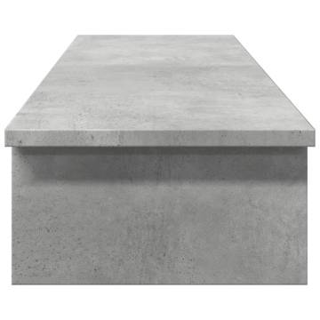 Stylish Concrete Grey Monitor Stand - Enhance Your Workspace