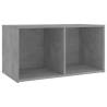 Stylish 4 pcs Concrete Grey TV Cabinets - Engineered Wood