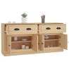 Sideboards Set of 2 - Sonoma Oak Engineered Wood | Hipo Market