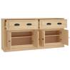 Sideboards Set of 2 - Sonoma Oak Engineered Wood | Hipo Market