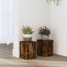  Plant Stands 2 pcs Smoked Oak 15x15x20 cm Engineered Wood Colour smoked oak Size 15 x 15 x 20 cm Quantity in Package 2 