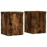 Plant Stands 2 pcs Smoked Oak - Durable & Stylish Design