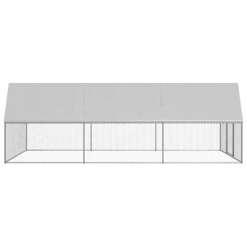 Chicken Cage 3x6x2 m Galvanised Steel - Durable Enclosure