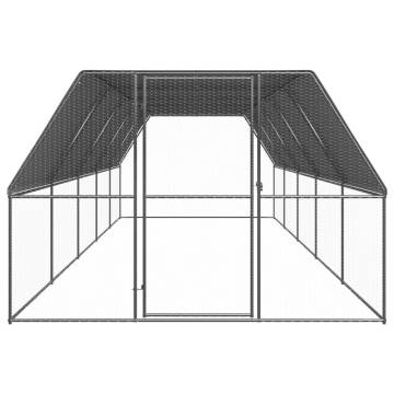 Galvanised Steel Chicken Cage 3x10x2 m - Durable & Spacious