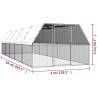 Galvanised Steel Chicken Cage 3x10x2 m - Durable & Spacious