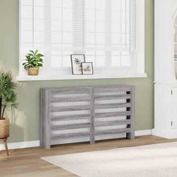 Radiator Cover Grey Sonoma | 149x20x82 cm | Stylish Design