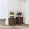  Plant Stands 2 pcs Brown Oak 15x15x20 cm Engineered Wood Colour brown oak Size 15 x 15 x 20 cm Quantity in Package 2 