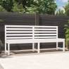 Garden Bench White 201.5 cm Solid Wood Pine Colour white pine Size 201.5 x 48 x 91.5 cm Quantity in Package 1 Number of 