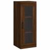 Stylish Highboard in Brown Oak - Engineered Wood Storage