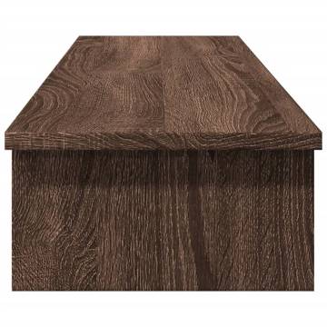 Monitor Stand Brown Oak - Durable & Stylish | HipoMarket