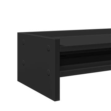 Monitor Stand Black 100x24x16 cm | Ergonomic & Durable