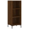 Stylish Highboard in Brown Oak - Engineered Wood Storage