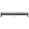 Monitor Stand Concrete Grey | Ergonomic Wood Design