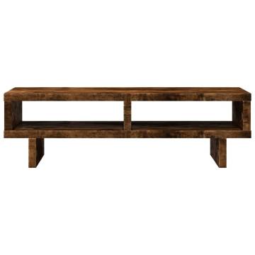 Monitor Stand Smoked Oak - 50x27x15 cm | Hipomarket UK