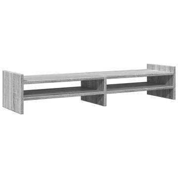 Monitor Stand Grey Sonoma | Durable & Stylish Workspace Solution