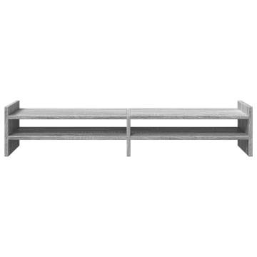 Monitor Stand Grey Sonoma | Durable & Stylish Workspace Solution