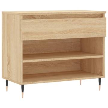 Shoe Cabinet Sonoma Oak - Stylish & Spacious Storage | HipoMarket