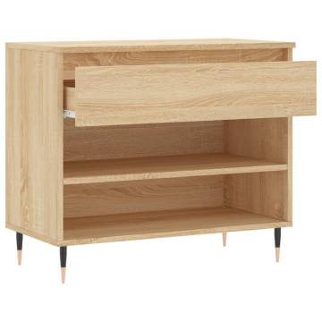 Shoe Cabinet Sonoma Oak - Stylish & Spacious Storage | HipoMarket