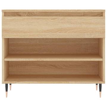 Shoe Cabinet Sonoma Oak - Stylish & Spacious Storage | HipoMarket