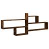 Wall Shelf Smoked Oak 167.5x18x68 cm - Stylish Storage Solution