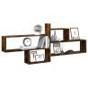 Wall Shelf Smoked Oak 167.5x18x68 cm - Stylish Storage Solution