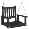 Garden Swing Chair with Metal Chains - Solid Fir Wood