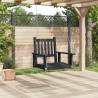 Garden Swing Chair with Metal Chains - Solid Fir Wood