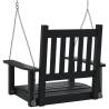 Garden Swing Chair with Metal Chains - Solid Fir Wood