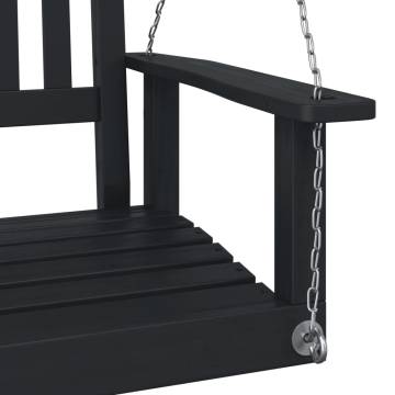 Garden Swing Chair with Metal Chains - Solid Fir Wood