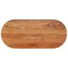  Table Top 90x40x3.8 cm Oval Solid Wood Acacia Colour acacia wood(natural) Size 90 x 40 cm Quantity in Package 1 Thickness 38 mm 