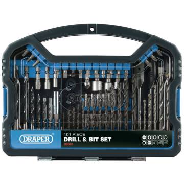 Draper Tools 101 Piece Drill Bit & Accessory Kit - Buy Now