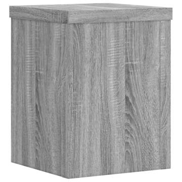 Plant Stands 2 pcs Grey Sonoma - Durable Engineered Wood