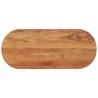  Table Top 120x50x3.8 cm Oval Solid Wood Acacia Colour acacia wood(natural) Size 120 x 50 cm Quantity in Package 1 Thickness 38 mm 