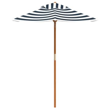 Garden Umbrella for Kids - Wooden Pole Ø120x140 cm