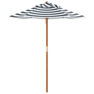 Garden Umbrella for Kids - Wooden Pole Ø120x140 cm